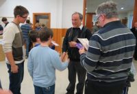 Čestitke tekmovalcem na škofijskem srečanju ministrantov (Avtor: Miha Herman) Ministrantski kviz nov 2013 7