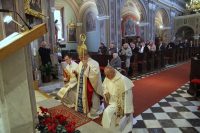 Redovnice in redovniki na Dnevu posvečenega življenja v Petrovčah (Avtor: Jože Potrpin - Družina) Dan posvecenega 2014 Petrovce 04