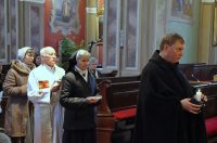 Redovnice in redovniki na Dnevu posvečenega življenja v Petrovčah (Avtor: Jože Potrpin - Družina) Dan posvecenega 2014 Petrovce 06